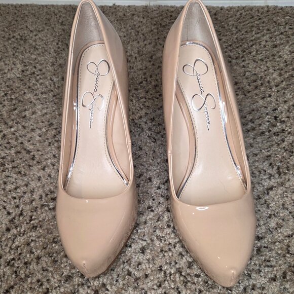 Jessica Simpson Nude Heels - Picture 1 of 6